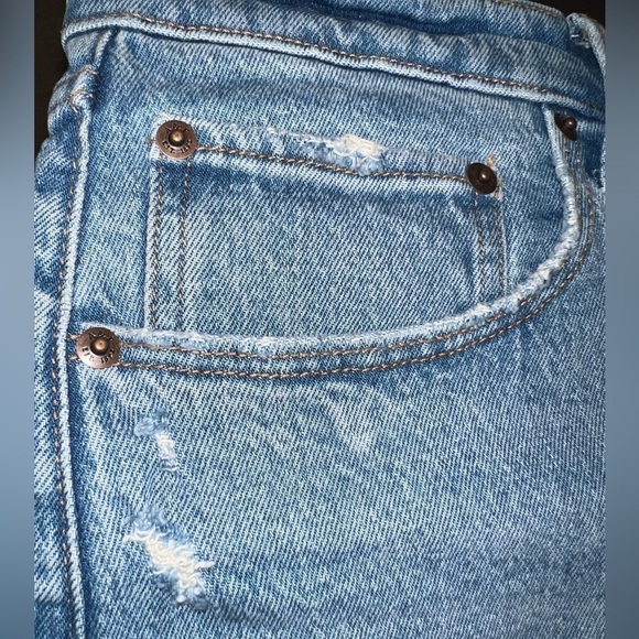 Abercrombie “The Baggy Short” cut off Jean shorts plus size - Picture 5 of 7